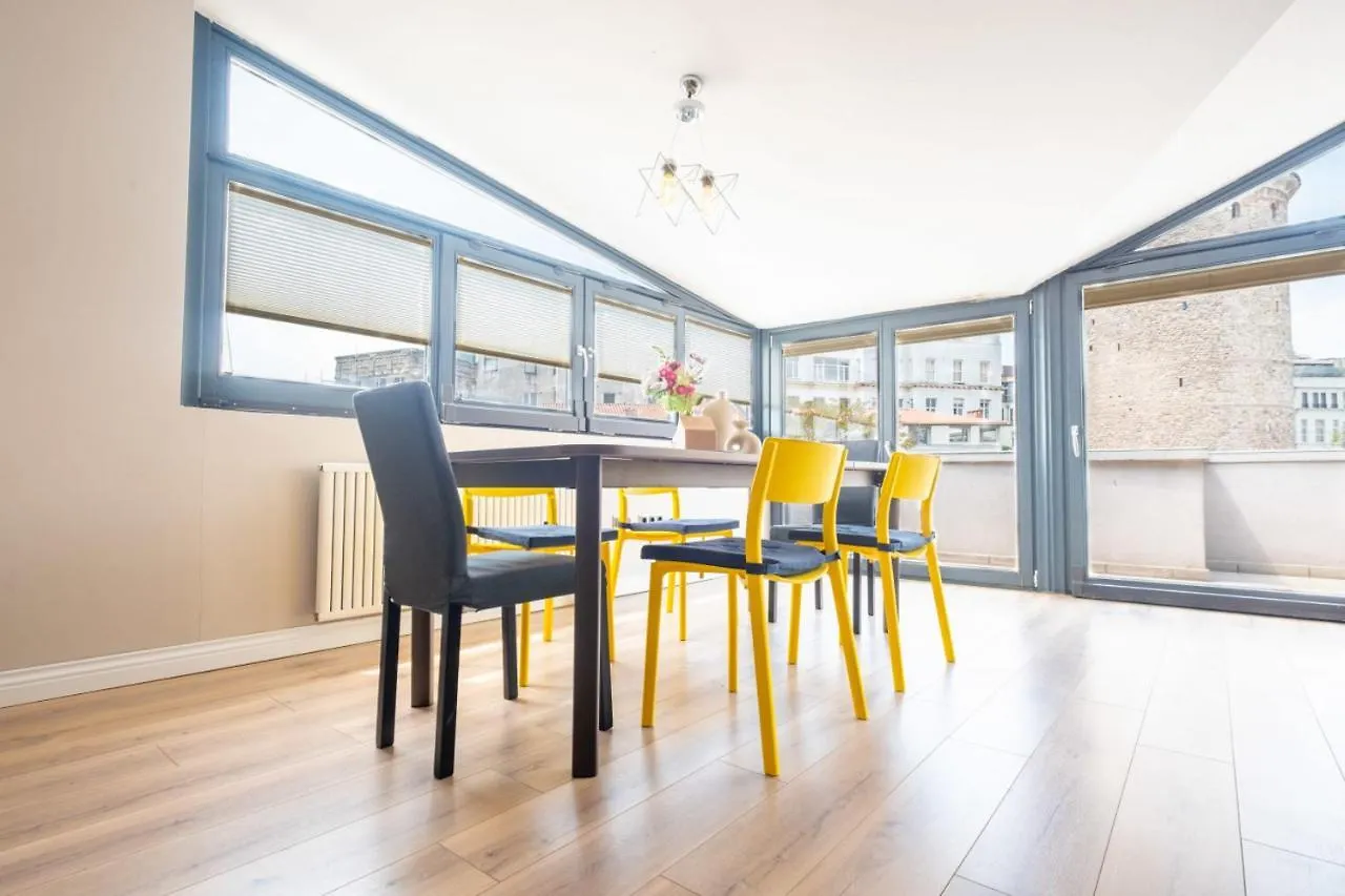 شقة Exceptional Flat With Galata Tower View In Beyoglu اسطنبول