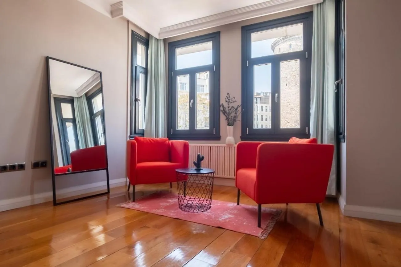 شقة Exceptional Flat With Galata Tower View In Beyoglu اسطنبول 0*,  تركيا